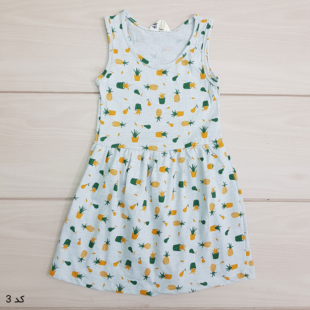 سارافون دخترانه 23867 سایز 2 تا 14 سال مارک H&M