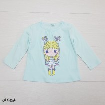 بلوز دخترانه 25920 سایز 1 تا 36 ماه مارک TEX