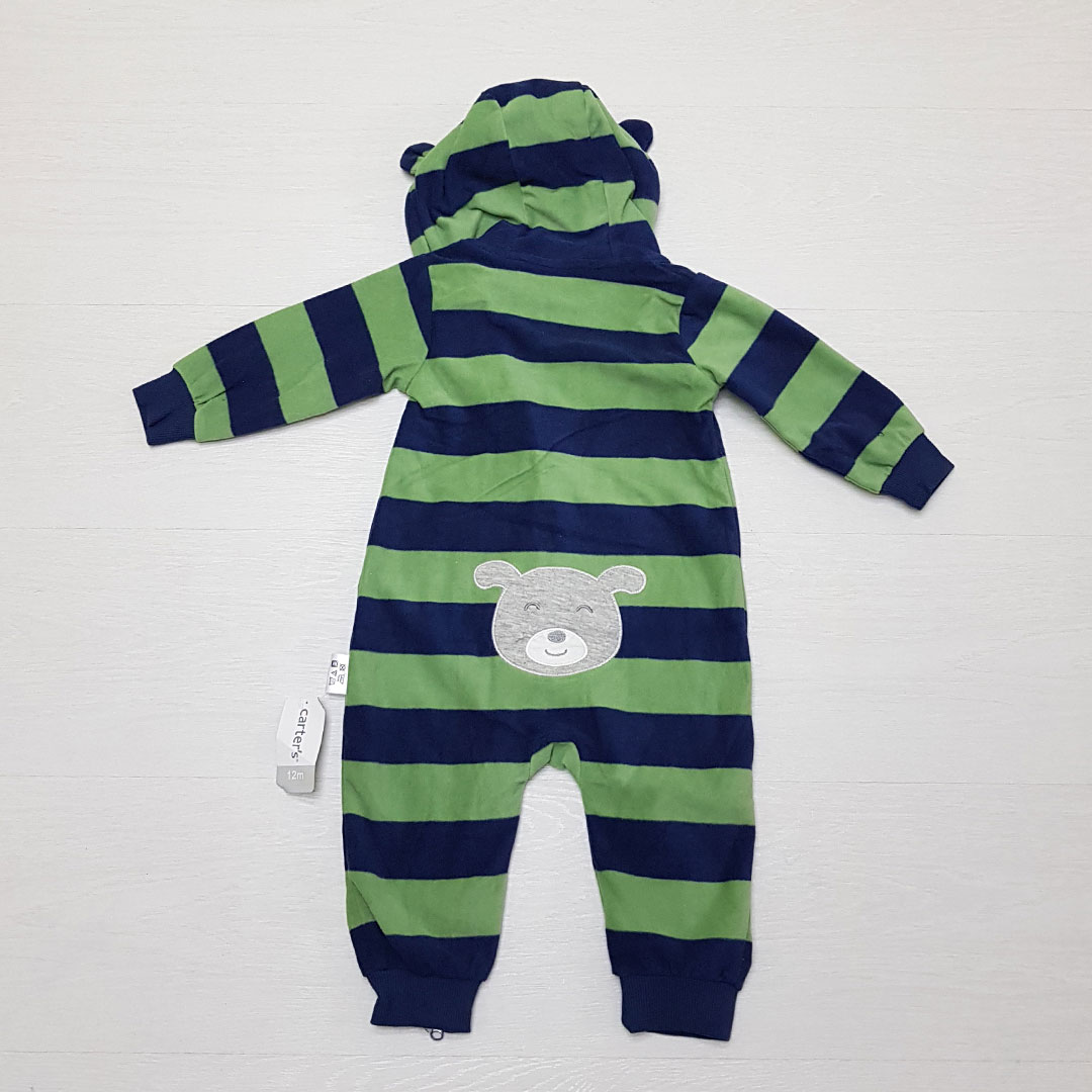 سرهمی کلاه دار پسرانه 26115 سایز 12 تا 24 ماه کد 7 مارک Carters