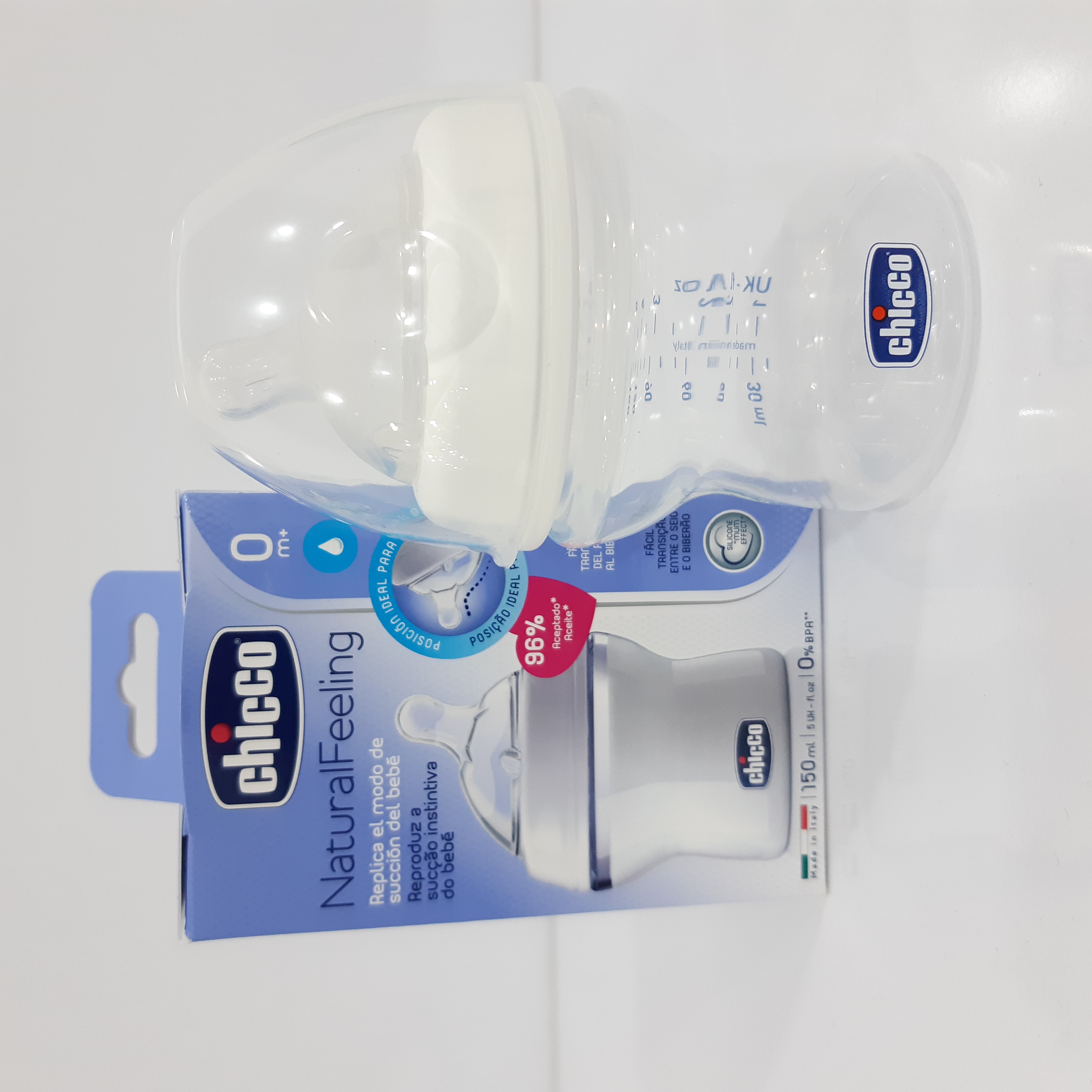 شیشه شیر 150 میل chicco کد 6001351