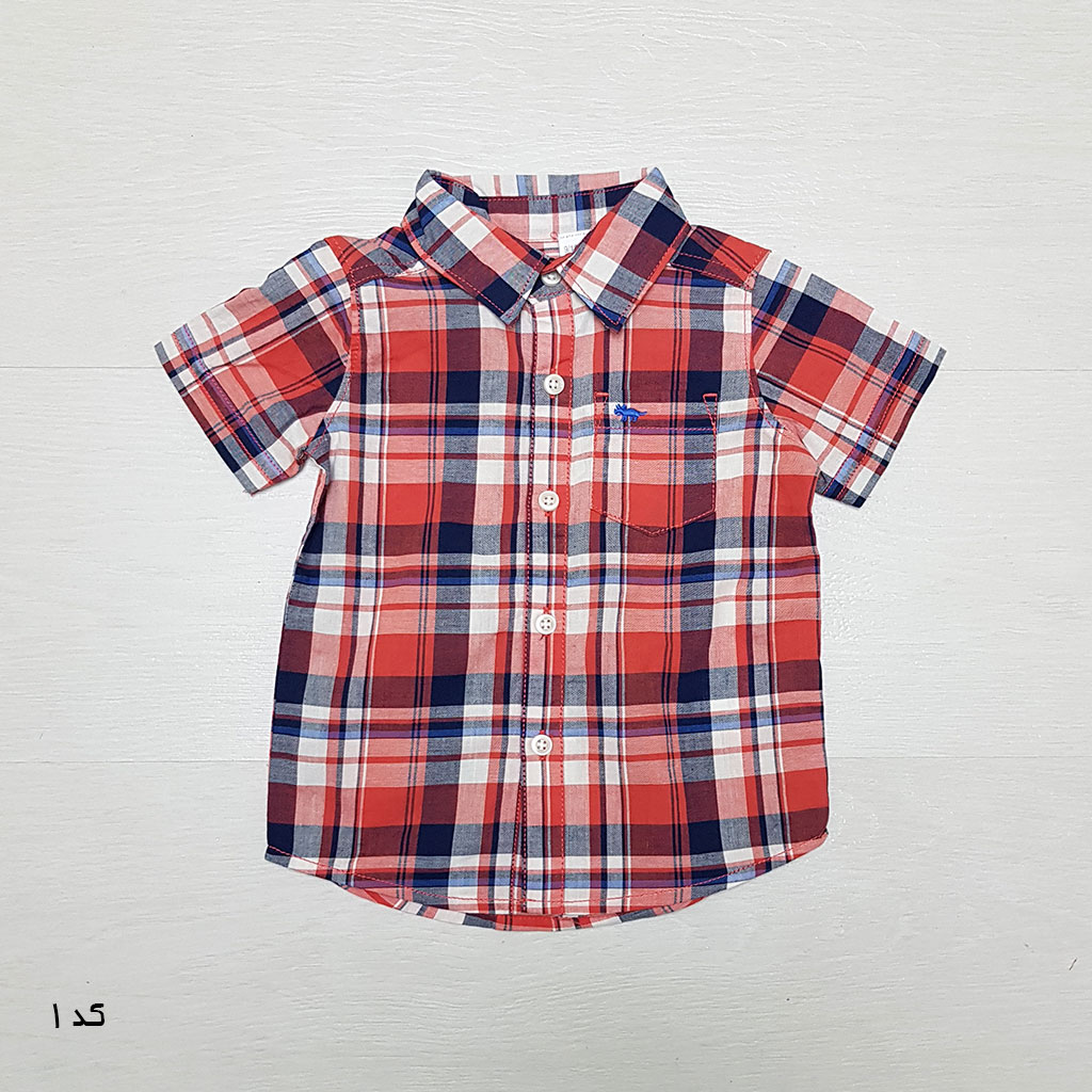 پیراهن پسرانه 27647 سایز 6 ماه تا 7 سال مارک Carters