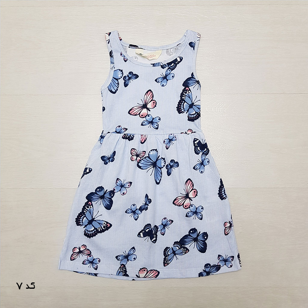 سارافون دخترانه 27693 سایز 1.5 تا 14 سال  کد 1 تا 11 مارک H&M
