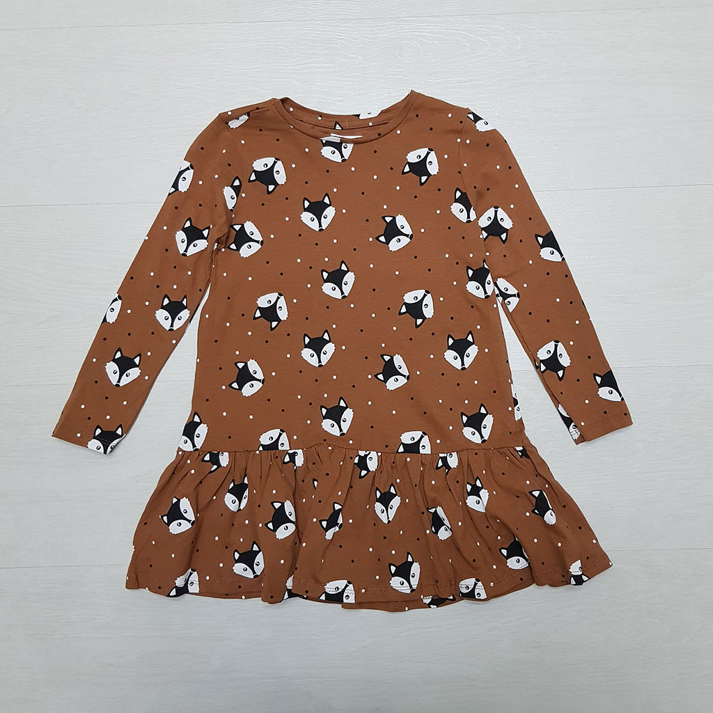 سارافون دخترانه 27759 سایز 3 تا 10 سال مارک FOX & BUNNY