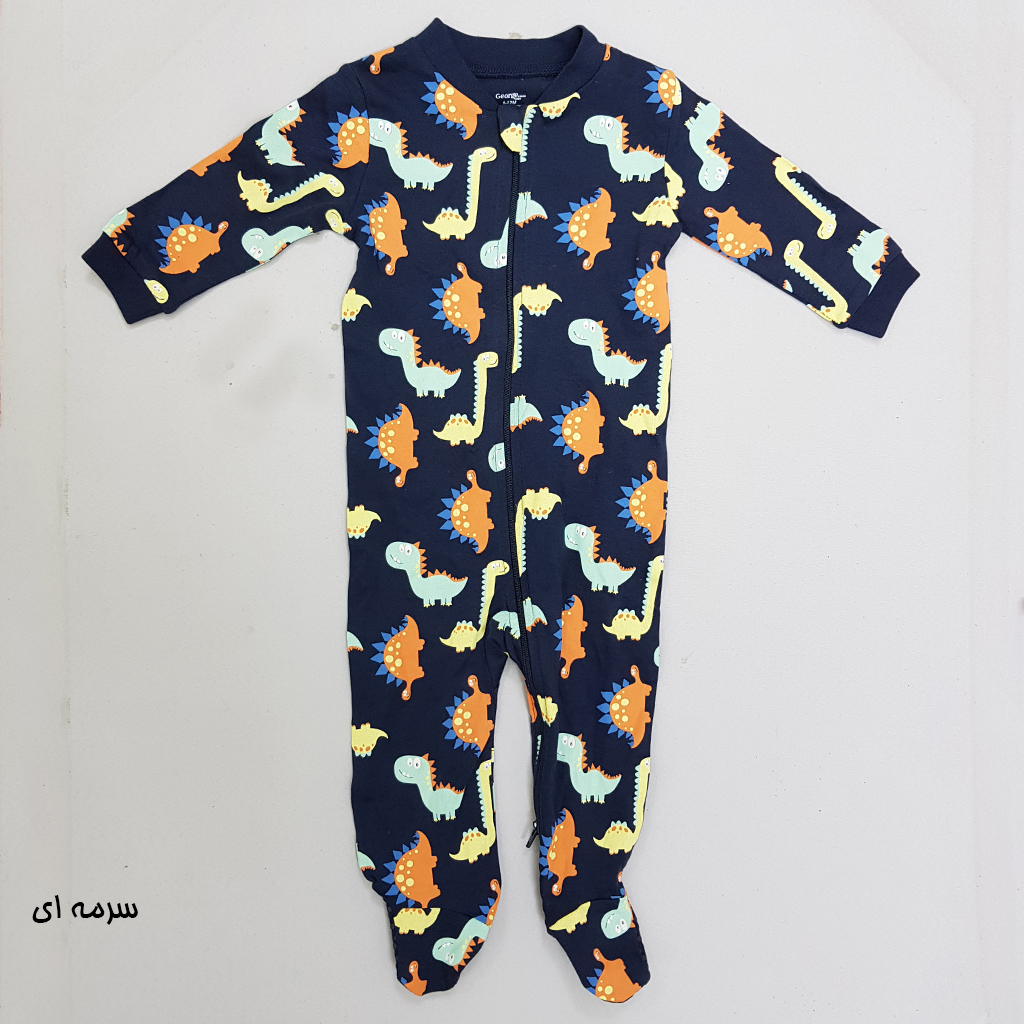 سرهمی جورابدار پسرانه 29175 سایز بدوتولد تا 5 سال مارک GRORGE