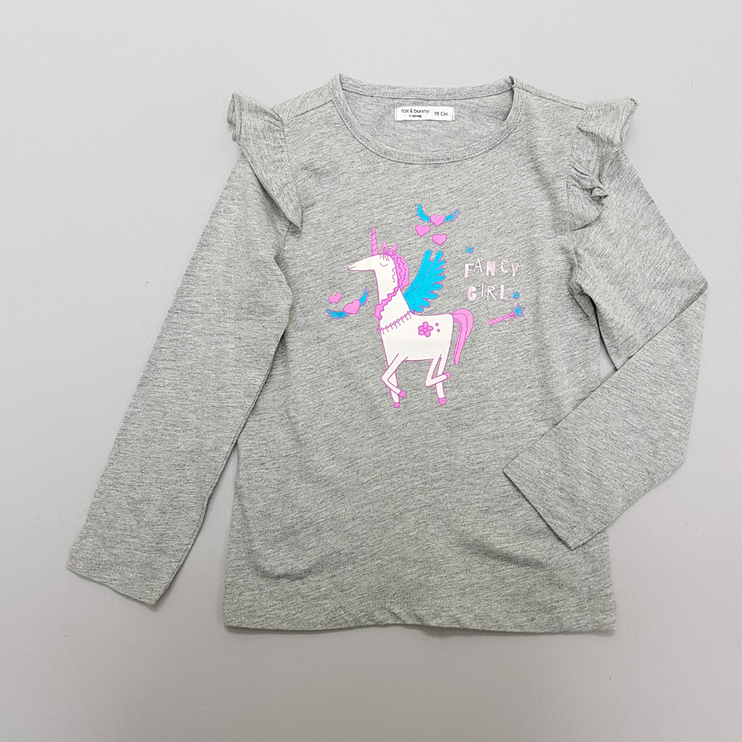 بلوز دخترانه 29530 سایز 2 تا 10 سال مارک FOX&BUNNY   *