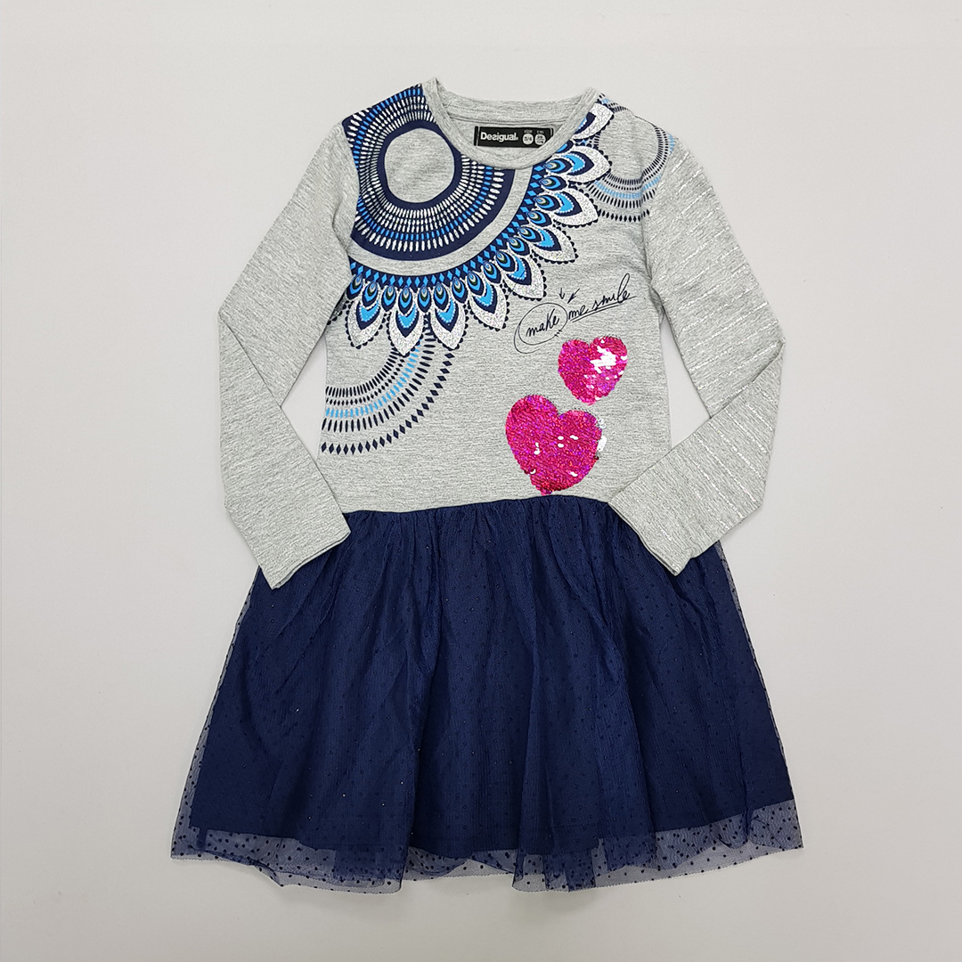 سارافون دخترانه 29663 سایز 3 تا 14 سال مارک Desigual