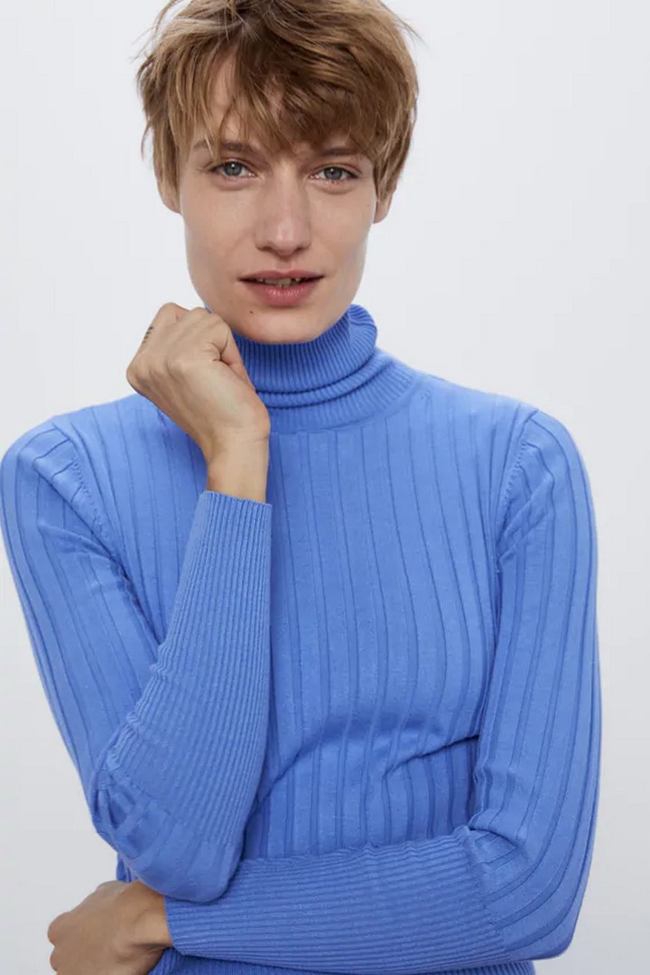 بافت یقه اسکی بزرگسال 29770 مارک ZARA