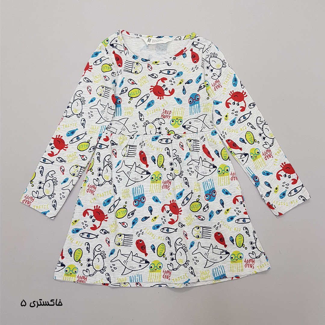 سارافون دخترانه 30118 سایز 1.5 تا 12 سال مارک H&M   *