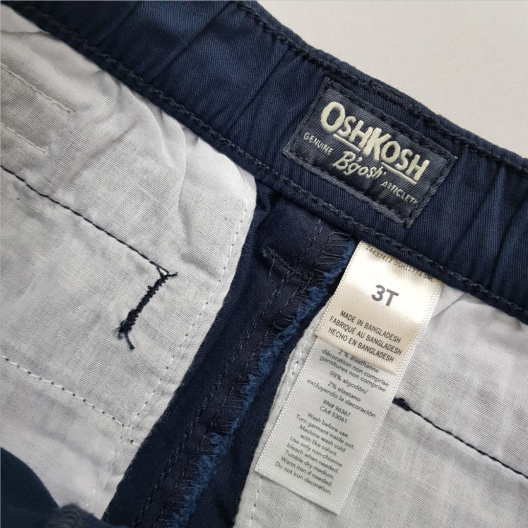 شلوار کتان پسرانه 30413 سایز 2 تا 14 سال مارک OSHKOSH