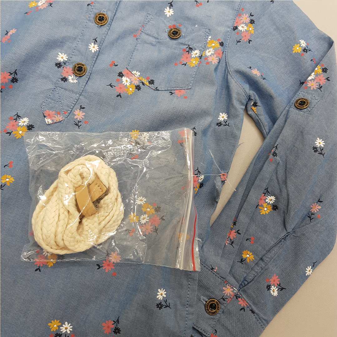 مانتو دخترانه 30618 سایز 2 تا 7 سال کد 2 مارک H&M   *