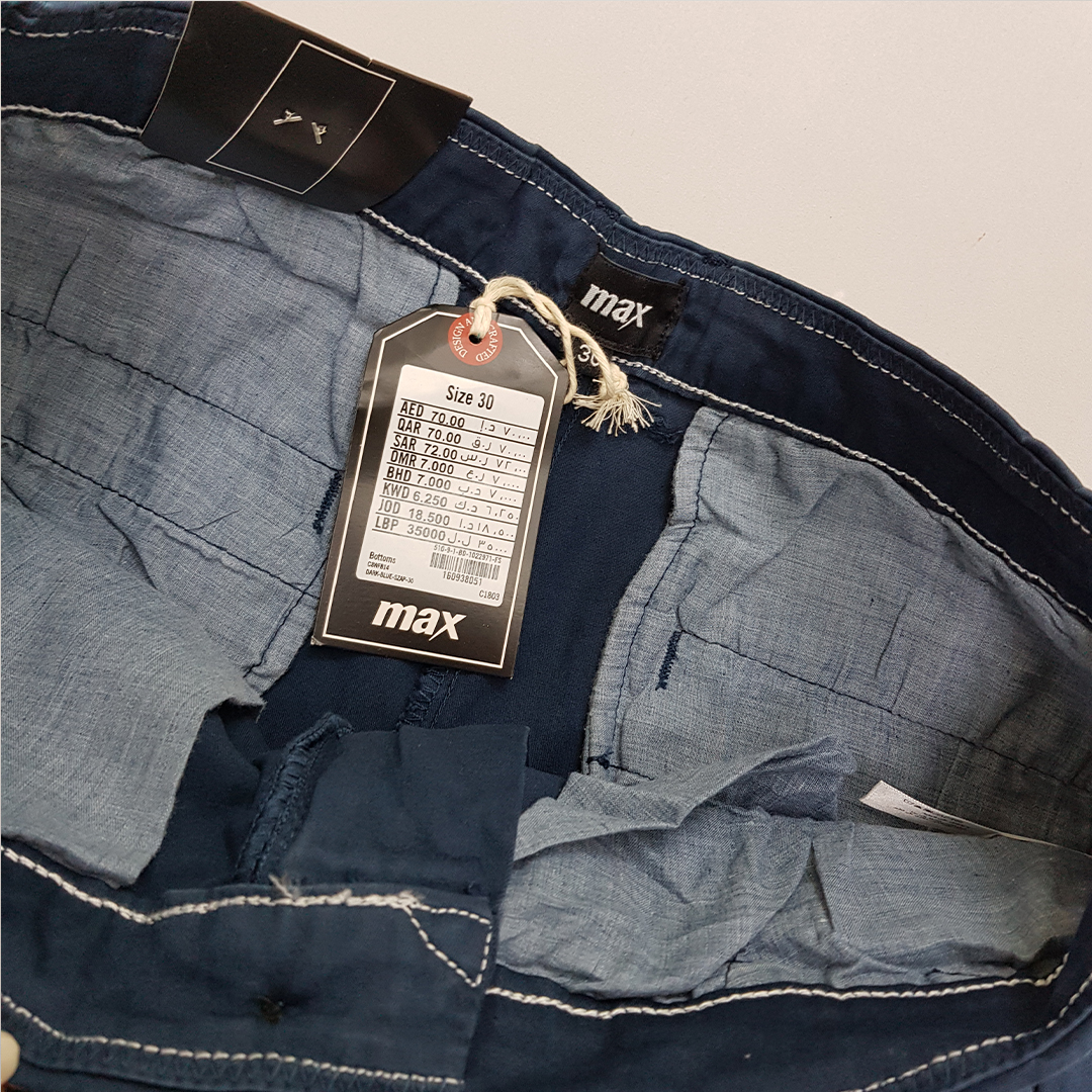 شلوار کتان 30471 سایز 30 تا 40 مارک MAX   *