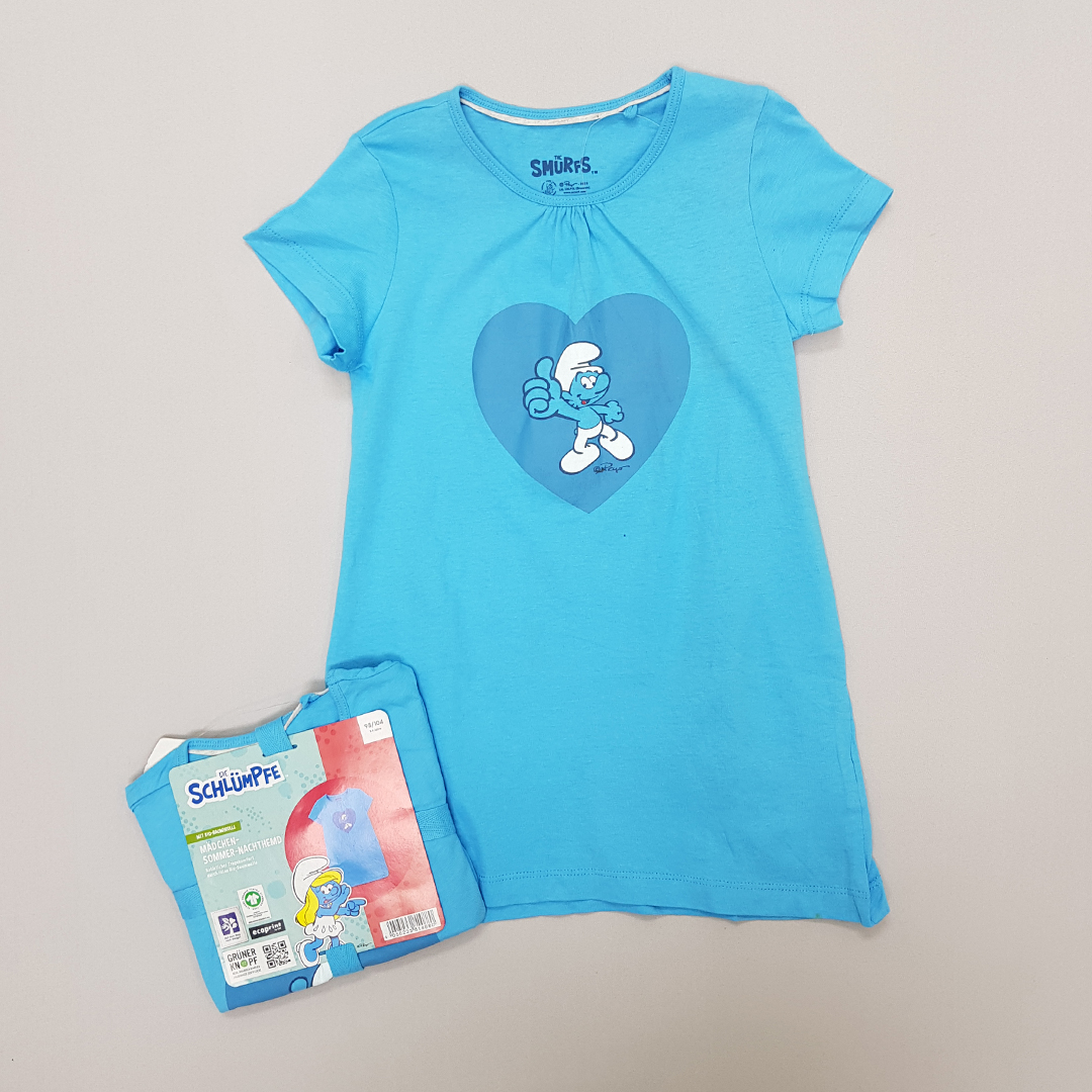 تونیک دخترانه 31611 سایز 3 تا 8 سال مارک SMURFS