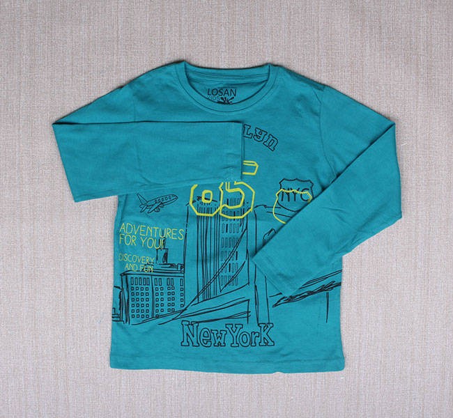 بلوز پسرانه 18469 سایز 2 تا 7 سال مارک losan kids
