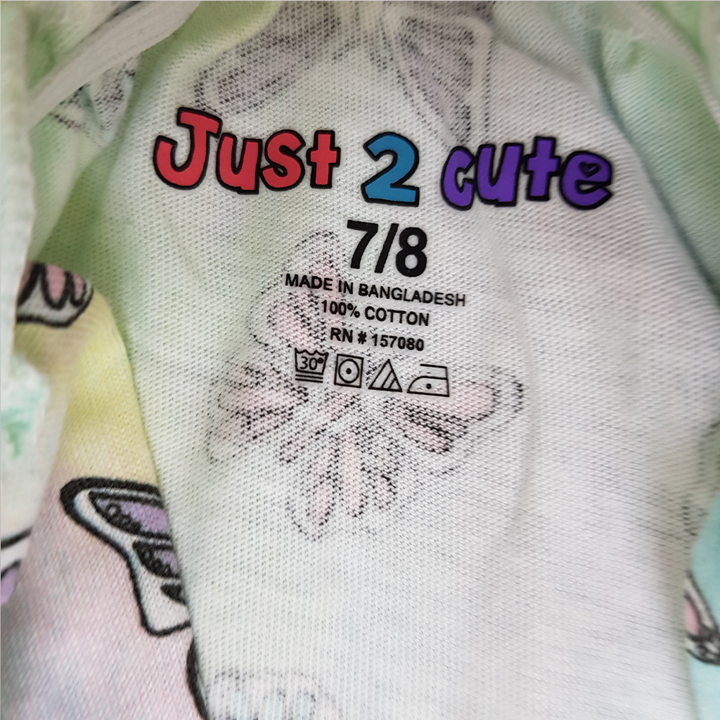 بلوز دخترانه 32222 سایز 4 تا 16 سال مارک JUST 2 CUTE   *