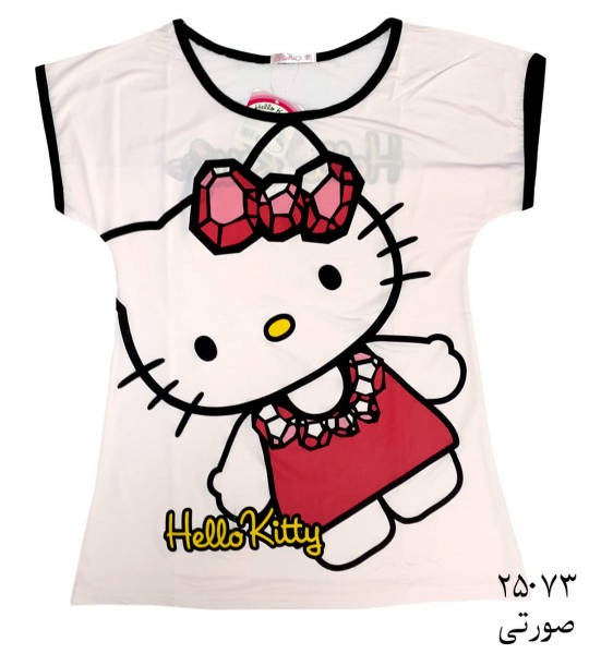 بلوز هلوکیتی زنانه 25073 سایز Free مارک Hello Kitty