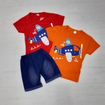 ست بلوز شورت عکس دار کد 6001961