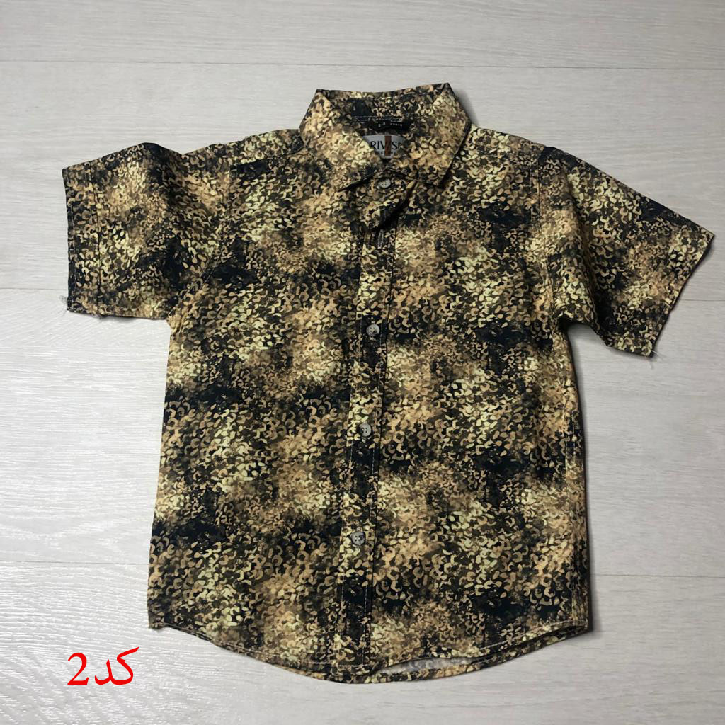 پیراهن هاوایی پسرانه سایز 2 تا 8 سال کد 6002063