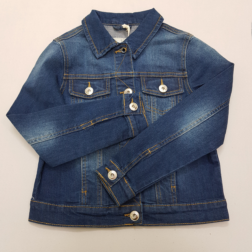 کت جینز دخترانه 32890 سایز 7 تا 12 سال مارک OSHKOSH