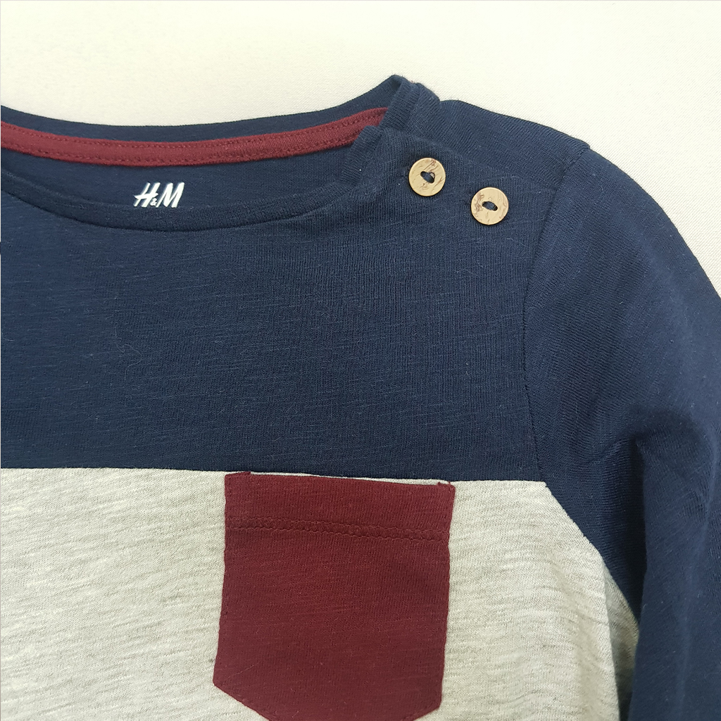 بلوز پسرانه 33029 سایز 3 ماه تا 2 سال مارک H&M