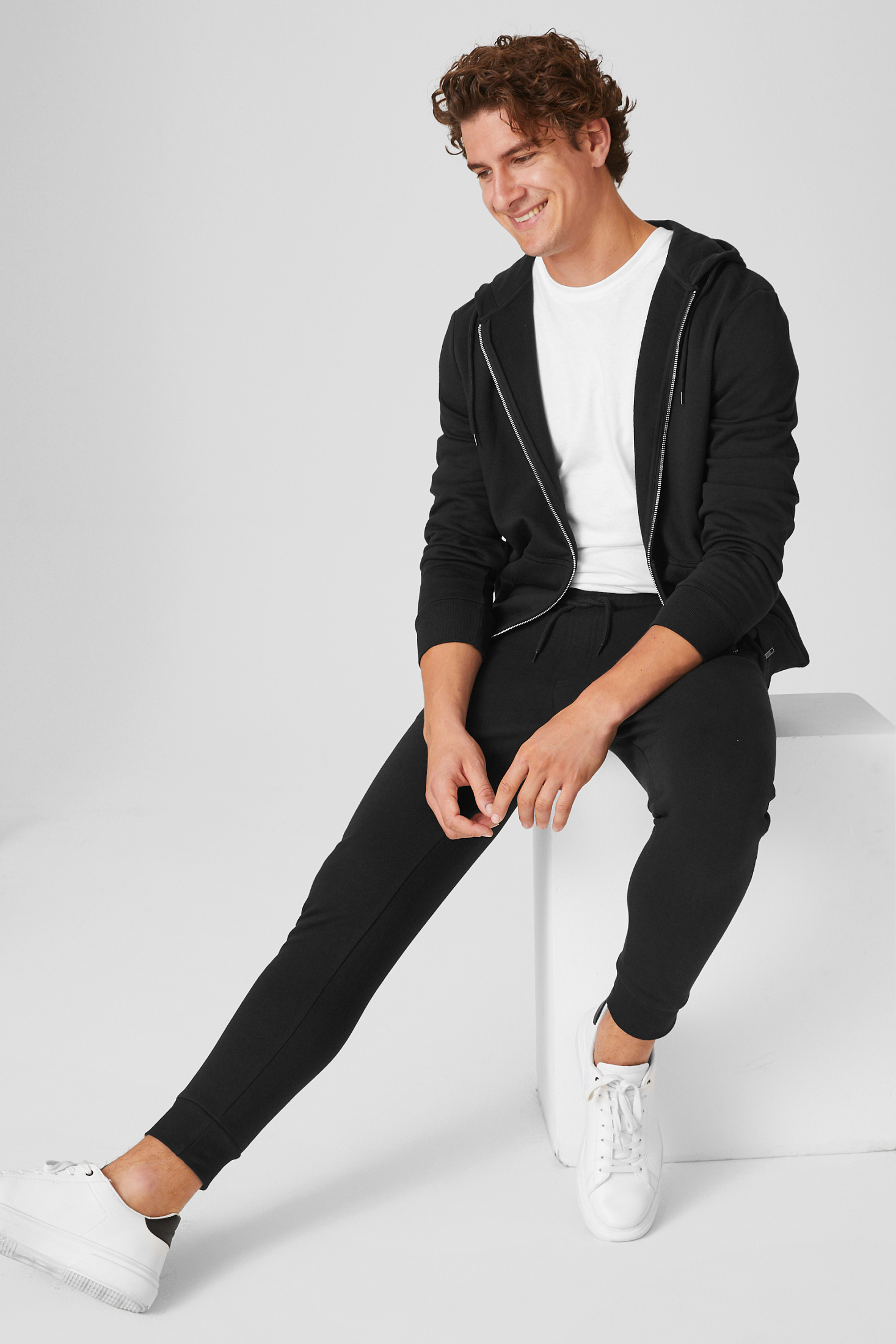 سویشرت کلاه دار 30385 مارک Basic Collection   *