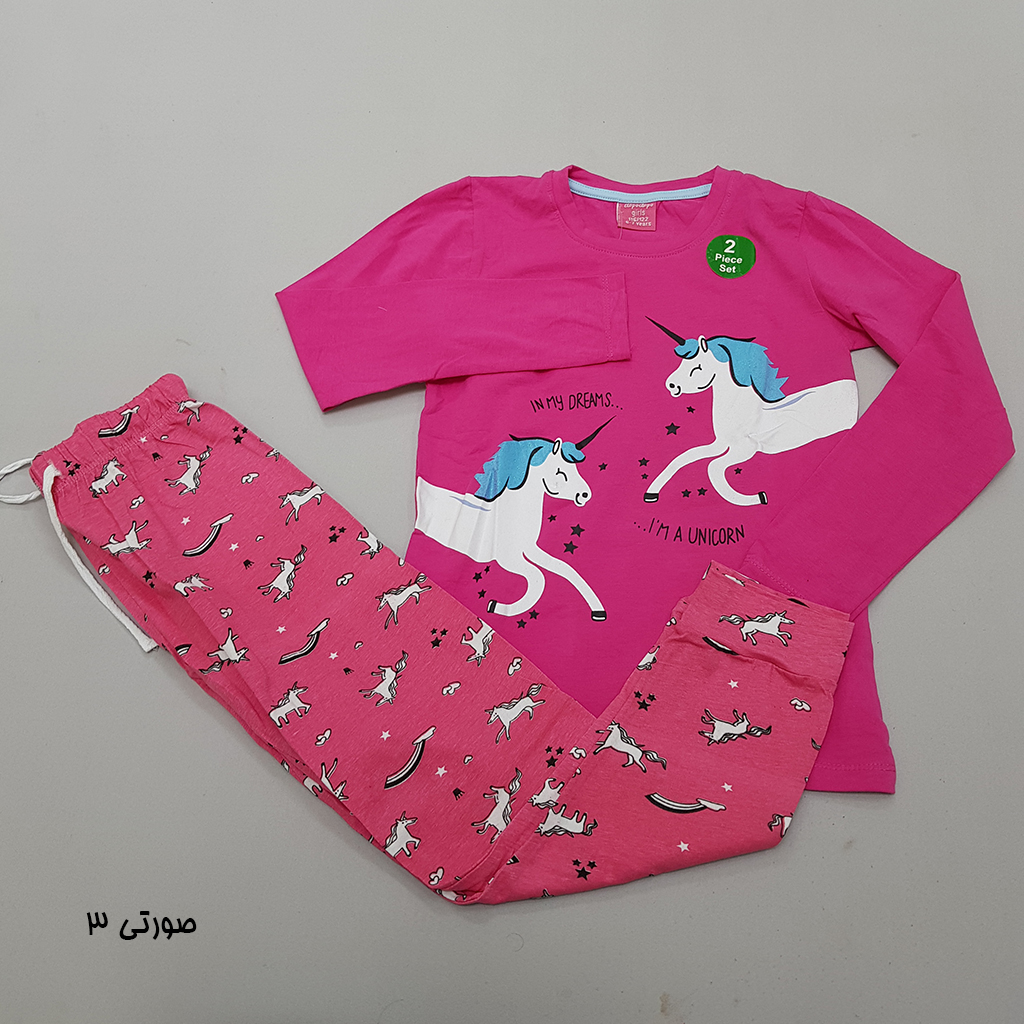 ست دخترانه 33249 سایز 2 تا 11 سال مارک dopodopo
