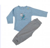 دو تیکه طرح زرافه آبی (cocalo) کد 61214