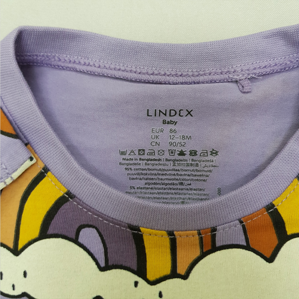 بلوز دخترانه 34592 سایز 3 ماه تا 7 سال کد 5 مارک Lindex