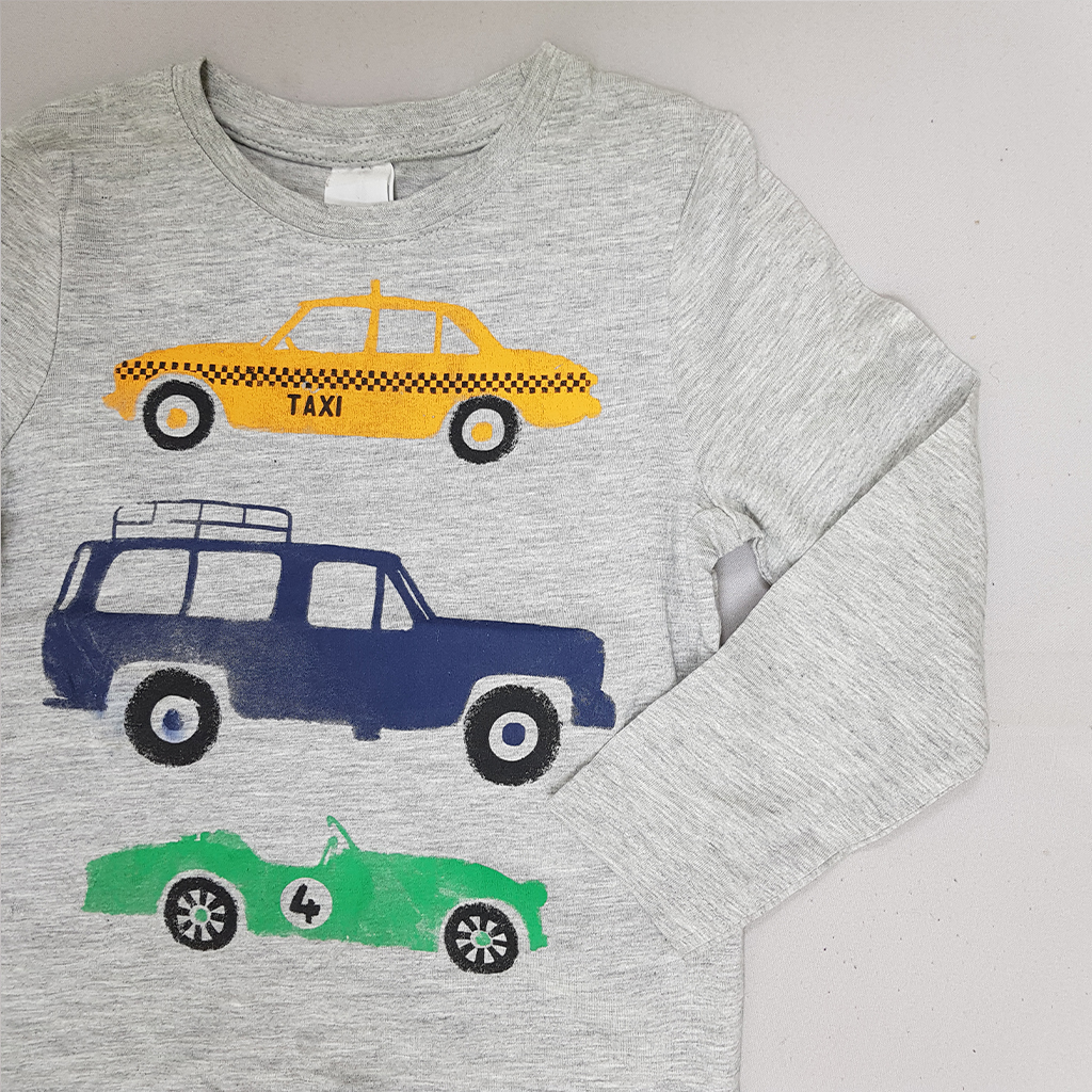 بلوز پسرانه 34608 سایز 2 تا 10 سال کد 3 مارک Palomino