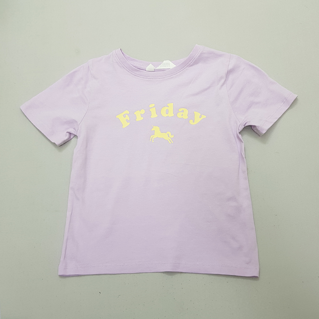 تی شرت دخترانه 34951 سایز 1.5 تا 10 سال مارک H&M