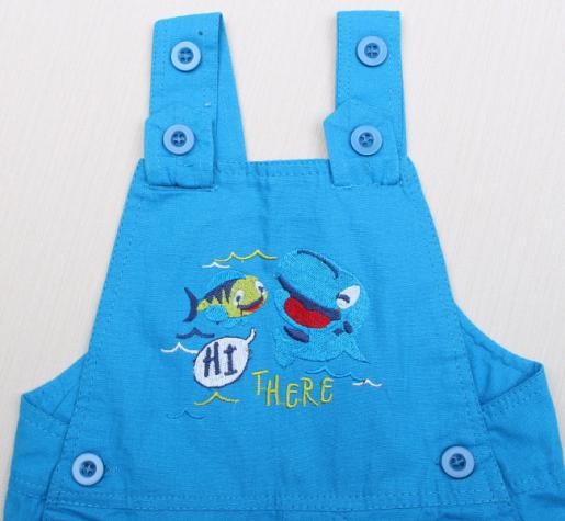 ست پیشبندار و بلوز 11743 سایز 6 تا 24 ماه مارک SOCUTE