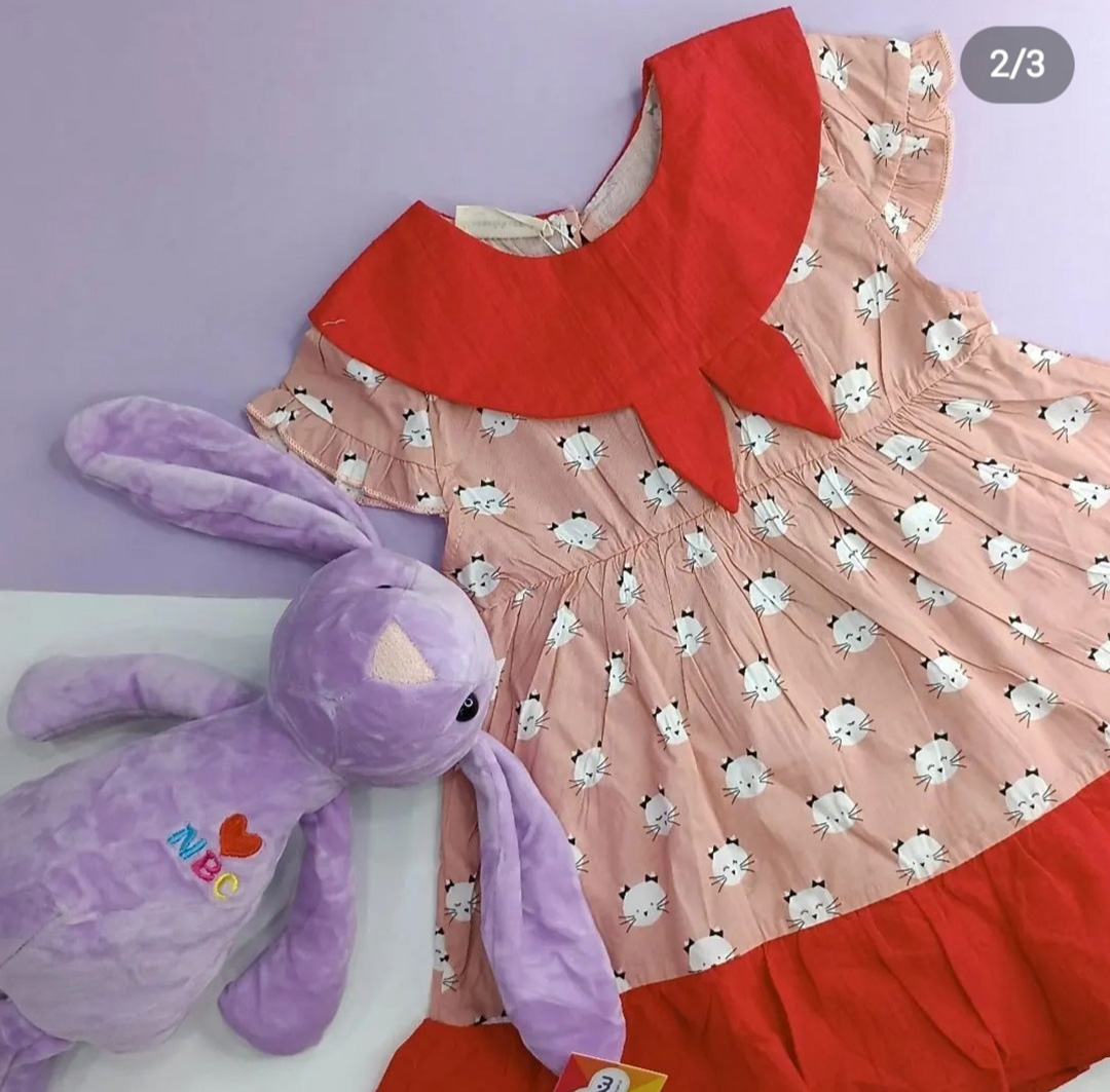 سارافون نقلی دخترانه سایز 80 تا 120 کد 6003079