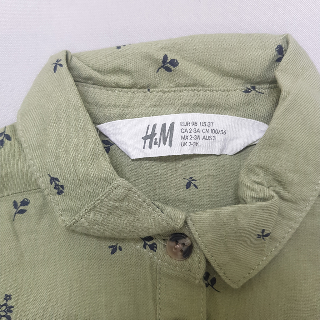 مانتو دخترانه 37095 سایز 1.5 تا 10 سال مارک H&M   *