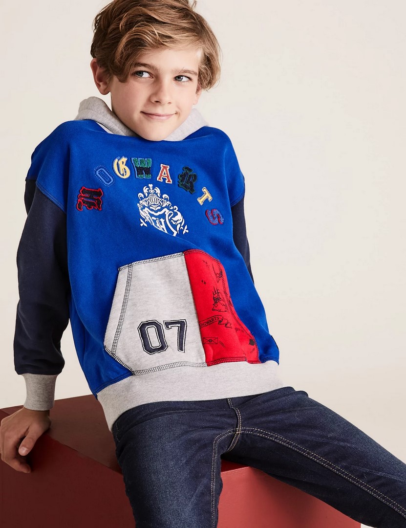 هودی توپنبه ای پسرانه 37275 سایز 7 تا 14 سال مارک M&S