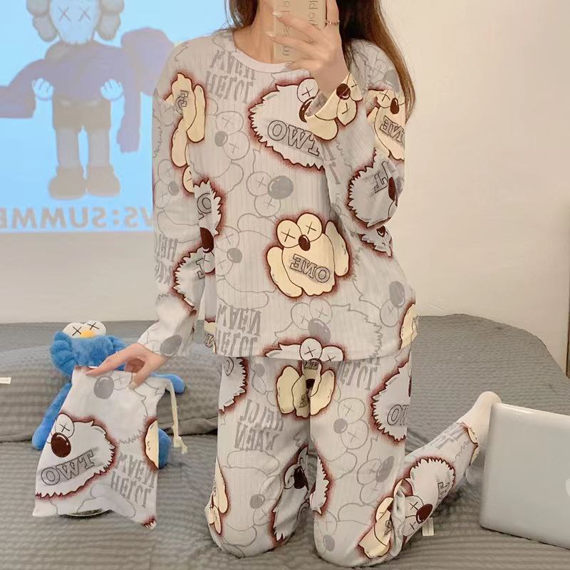 ست بلوز شلوار ژورژت زنانه 410177 کد8