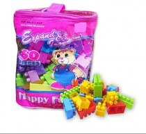 اسباب بازی بلوک های خانوادگی شاد 60 عددی کد 801767