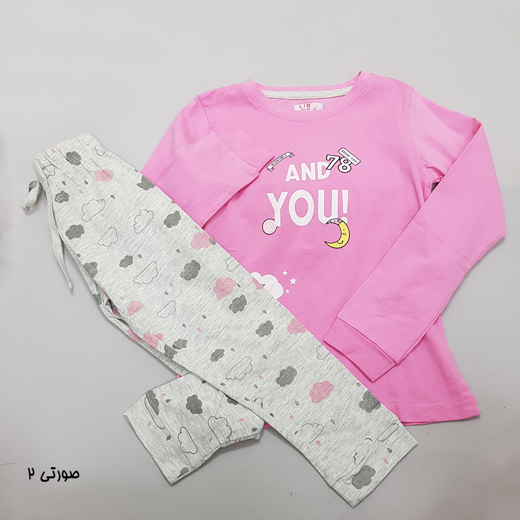 ست دخترانه 37730 سایز 2 تا 12 سال کد 1 مارک LIB   *