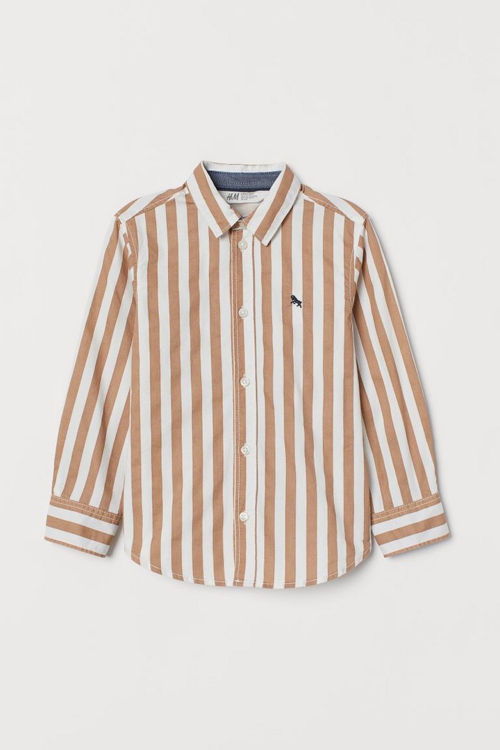 پیراهن پسرانه 37965 سایز 1.5 تا 10 سال مارک H&M