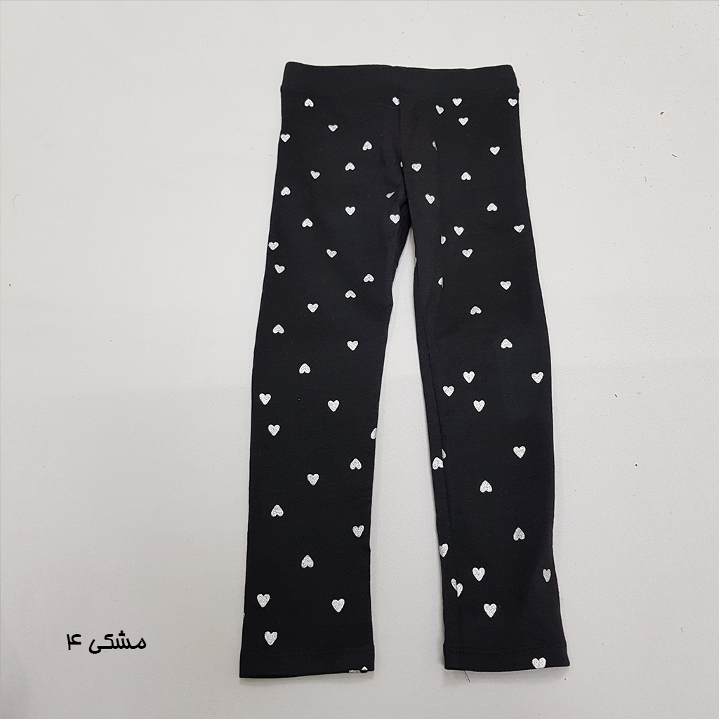 شلوار توپنبه ای دخترانه 37945 سایز 1.5 تا 14 سال مارک H&M