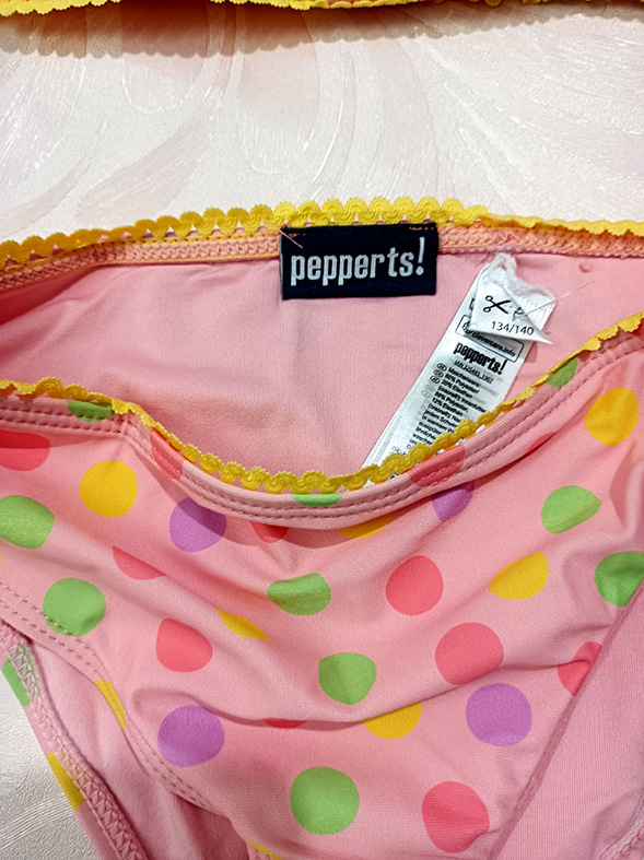 بیکینی بچگانه پپرتس مدل نیم تنه کد 2204992