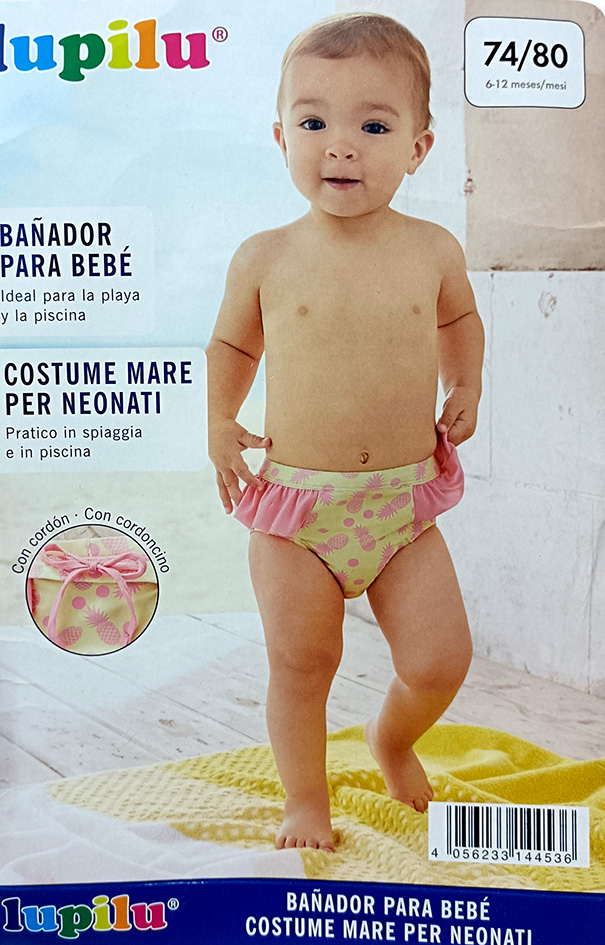 مایو نوزاد دخترانه برند اروپایی کد 2204997