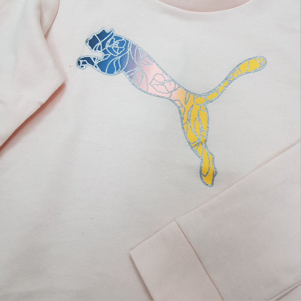 پلیور توپنبه ای دخترانه 38716 سایز 4 تا 14 سال مارک PUMA   *
