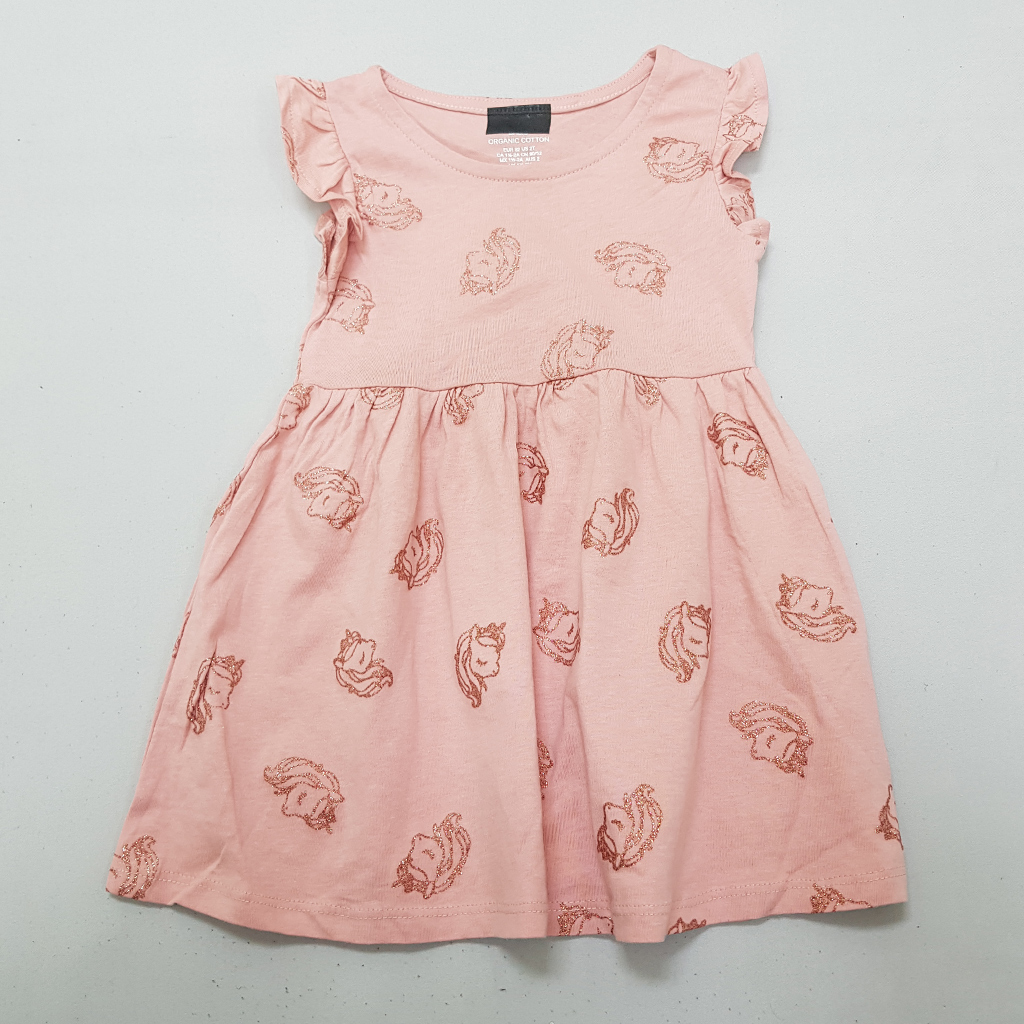 سارافون دخترانه 39425 سایز 1.5 تا 10 سال کد2 مارک H&M