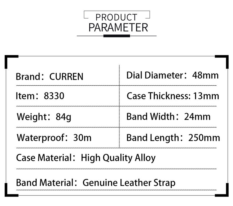 ساعت مردانه Curren کد 10094354