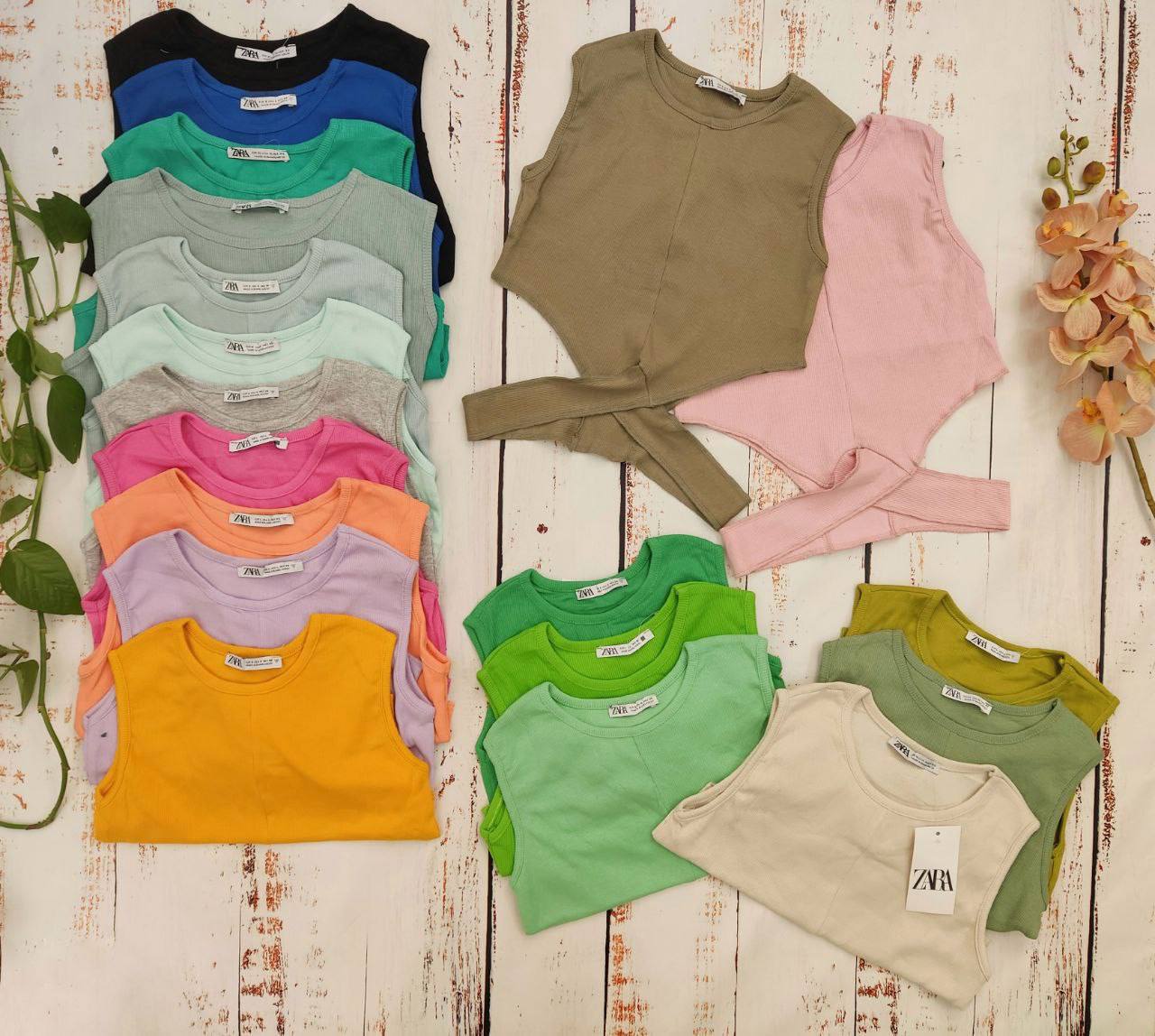 کراپ کبریتی زنانه برند ZARA کد 411970