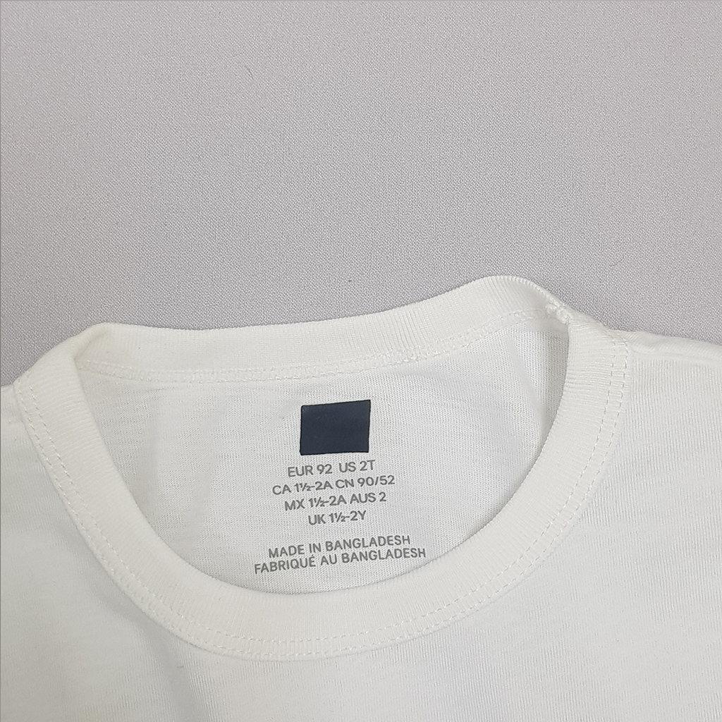 تی شرت پسرانه 40282 سایز 1.5 تا 12 سال مارک H&M