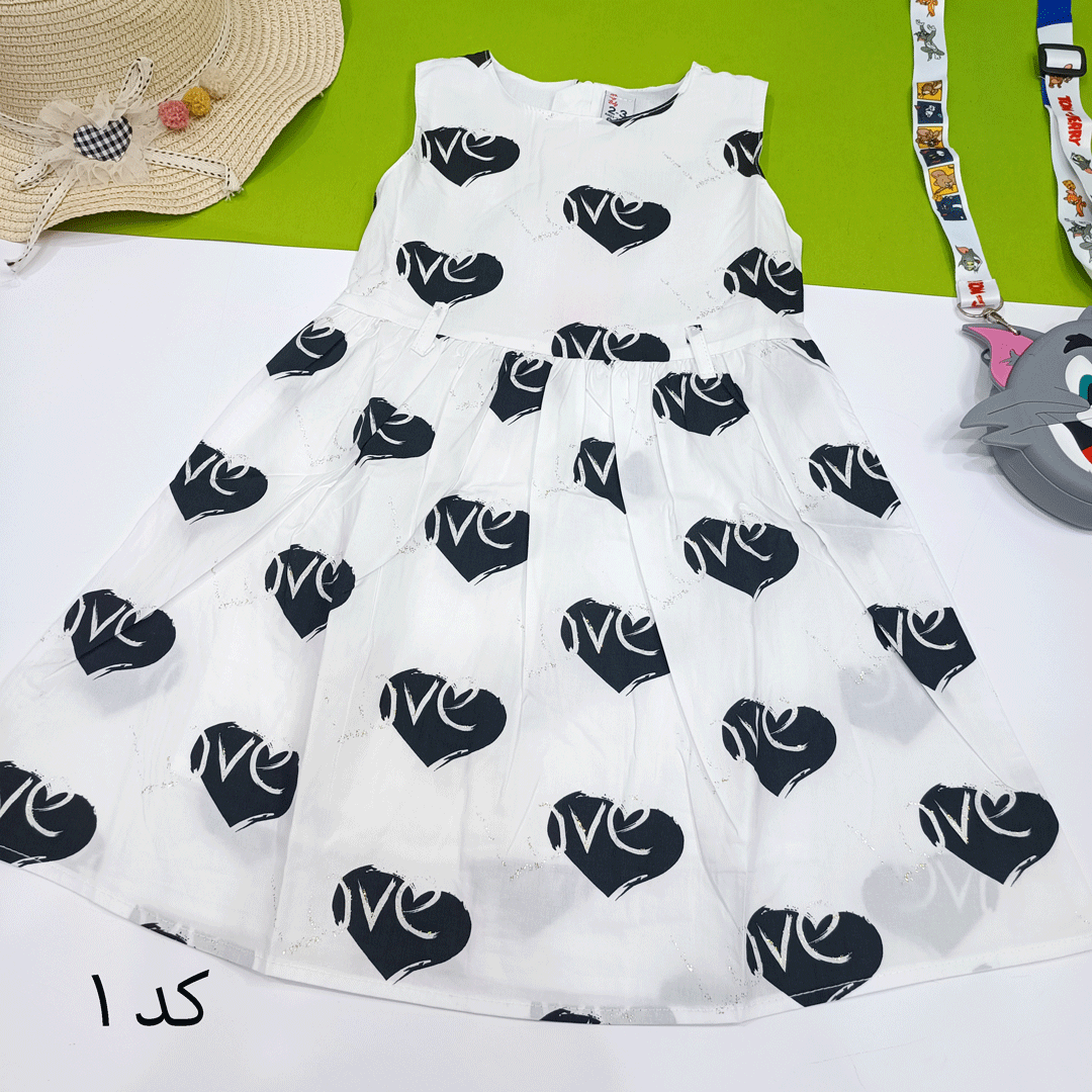 سارافون دخترانه سایز 2 تا 8 سال کد 6004070