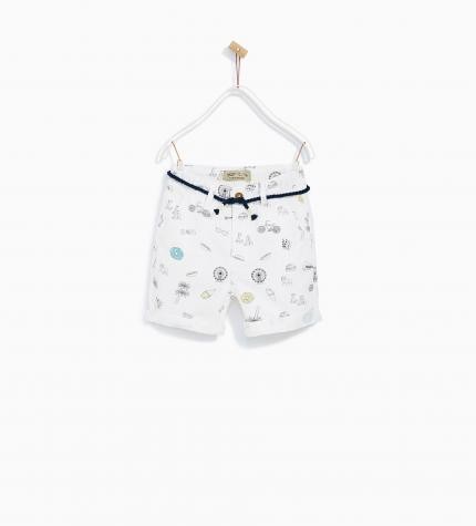 شلوارک پسرانه 16695 سایز 4 تا 14 سال مارک ZARA BOYS