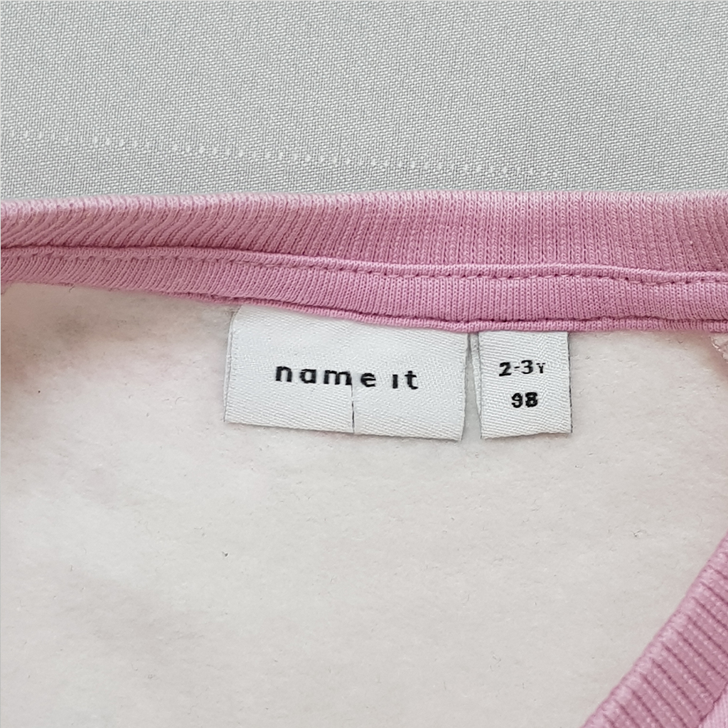 پلیور توپنبه ای دخترانه 21053 سایز 9 ماه تا 8 سال مارک NAME IT