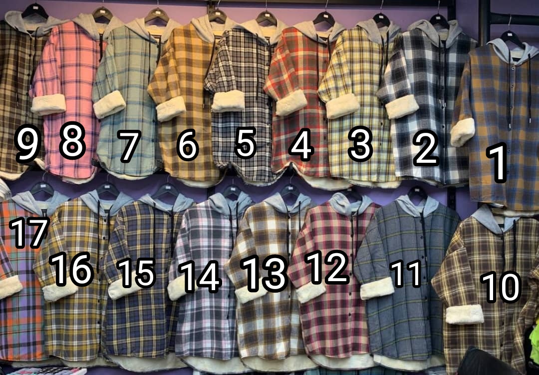 چهارخونه داخل خز زنانه کد 413356