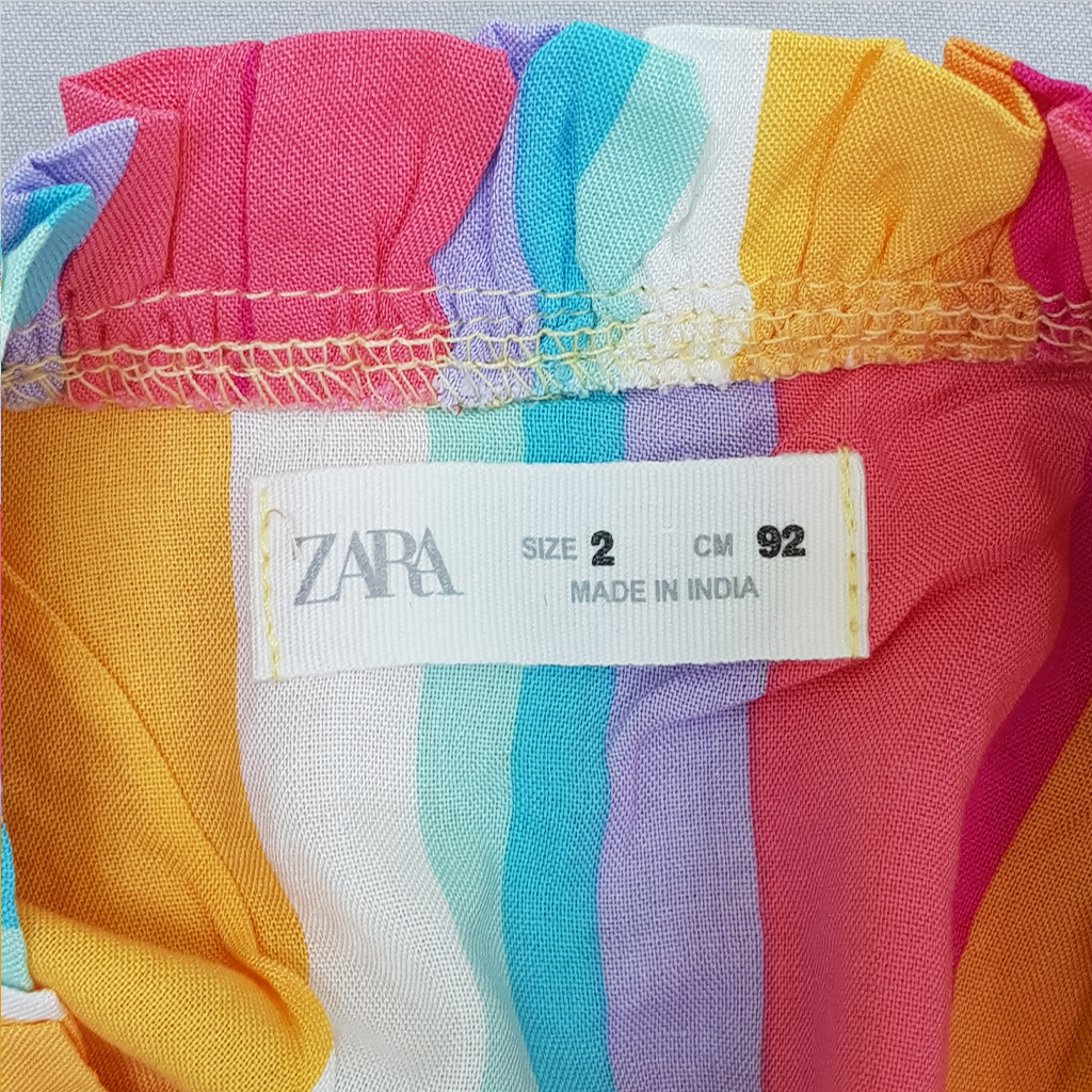 سارافون دخترانه 21435 سایز 2 تا 12 سال مارک ZARA